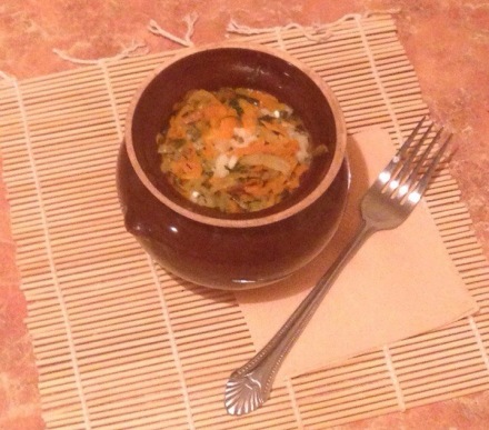 Курица с рисом в горшочке