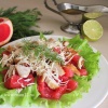Салат с курицей и грейпфрутом