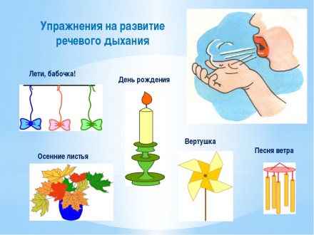 Игровые упражнения для развития дыхания